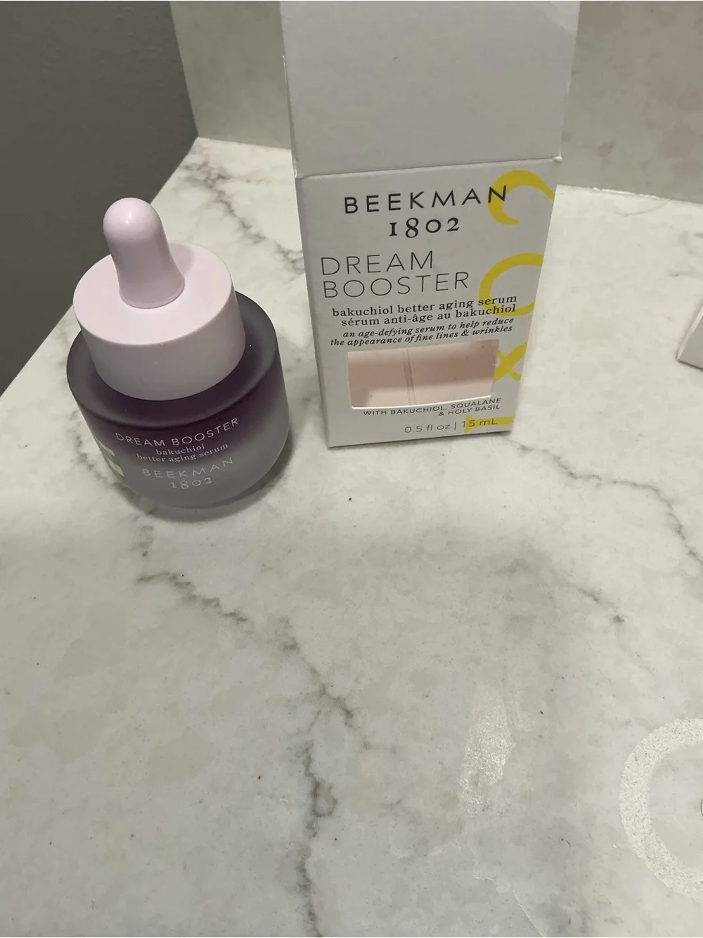 Beekman 1802 Dream Booster Bakuchiol Serum - White & Yellow